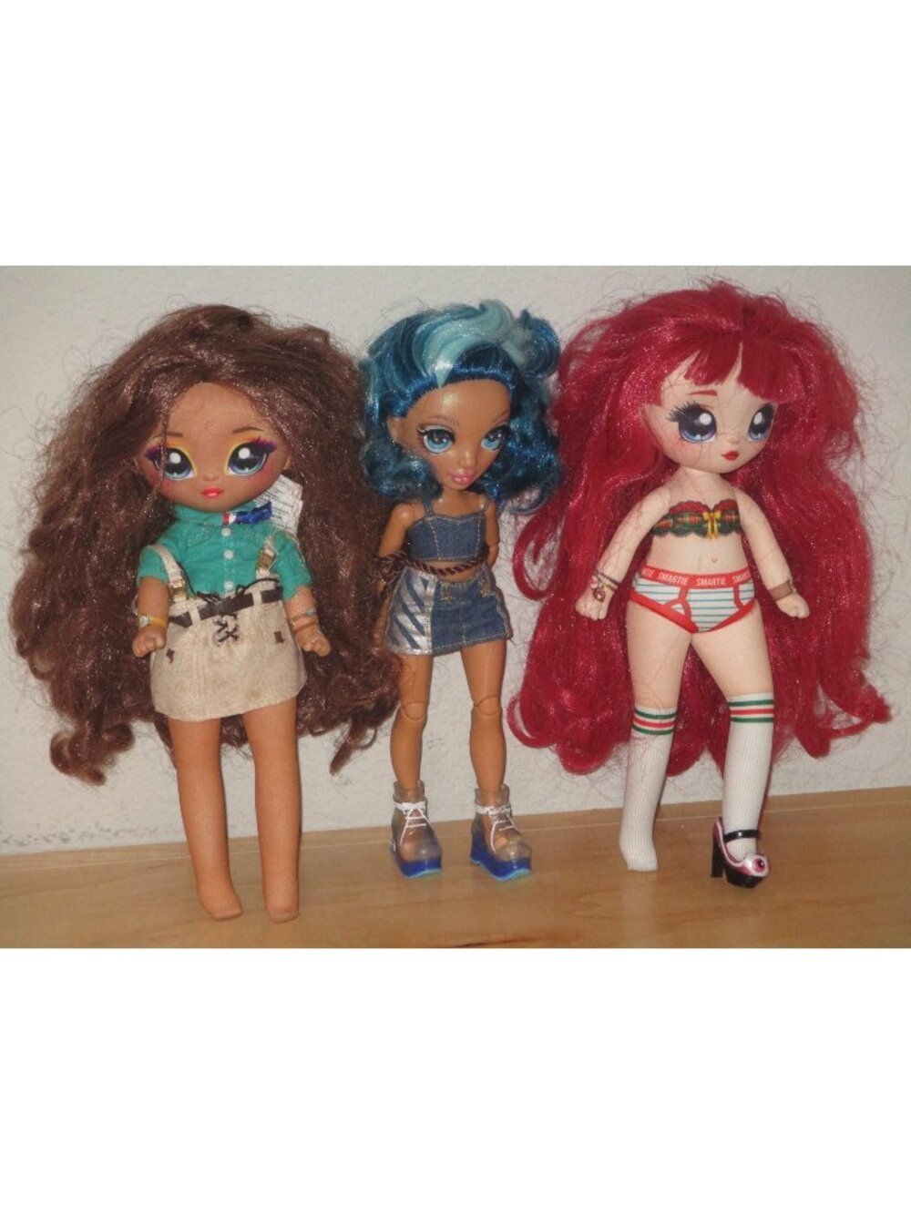 Na Na Surprise Dolls Lot of 3 Samantha Amelia Skyler Good Pre Owned Condition